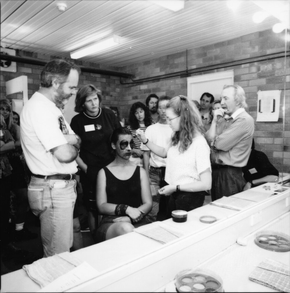 UNE Theatre Studies, Makeup Workshop, 1991