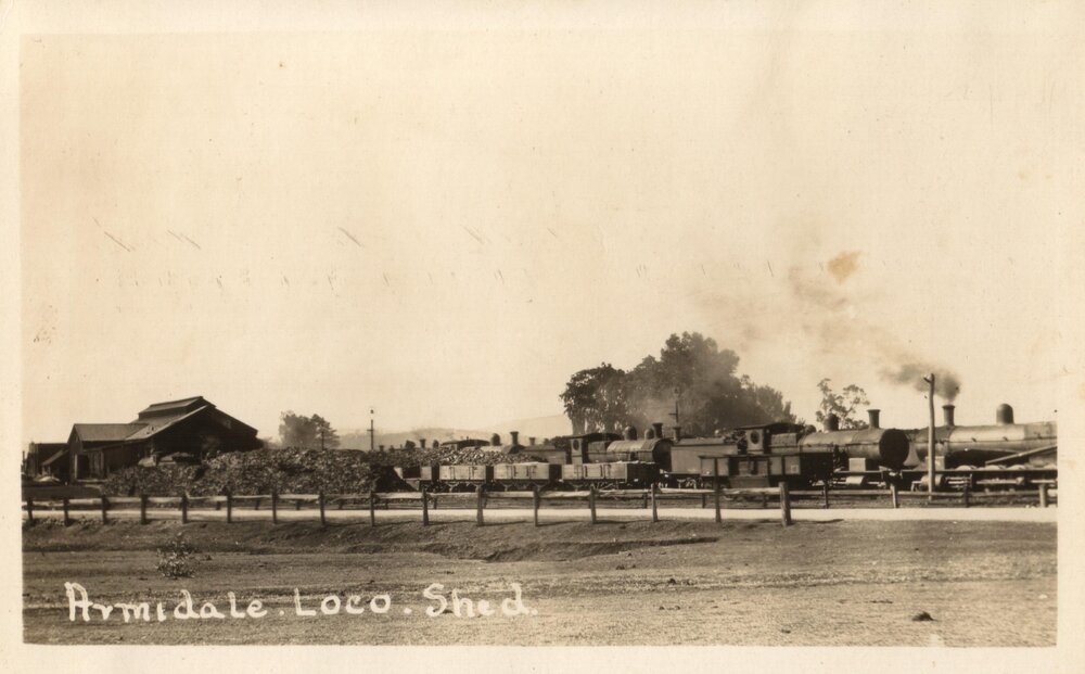 Railway Armidale Loco Shed, 1920