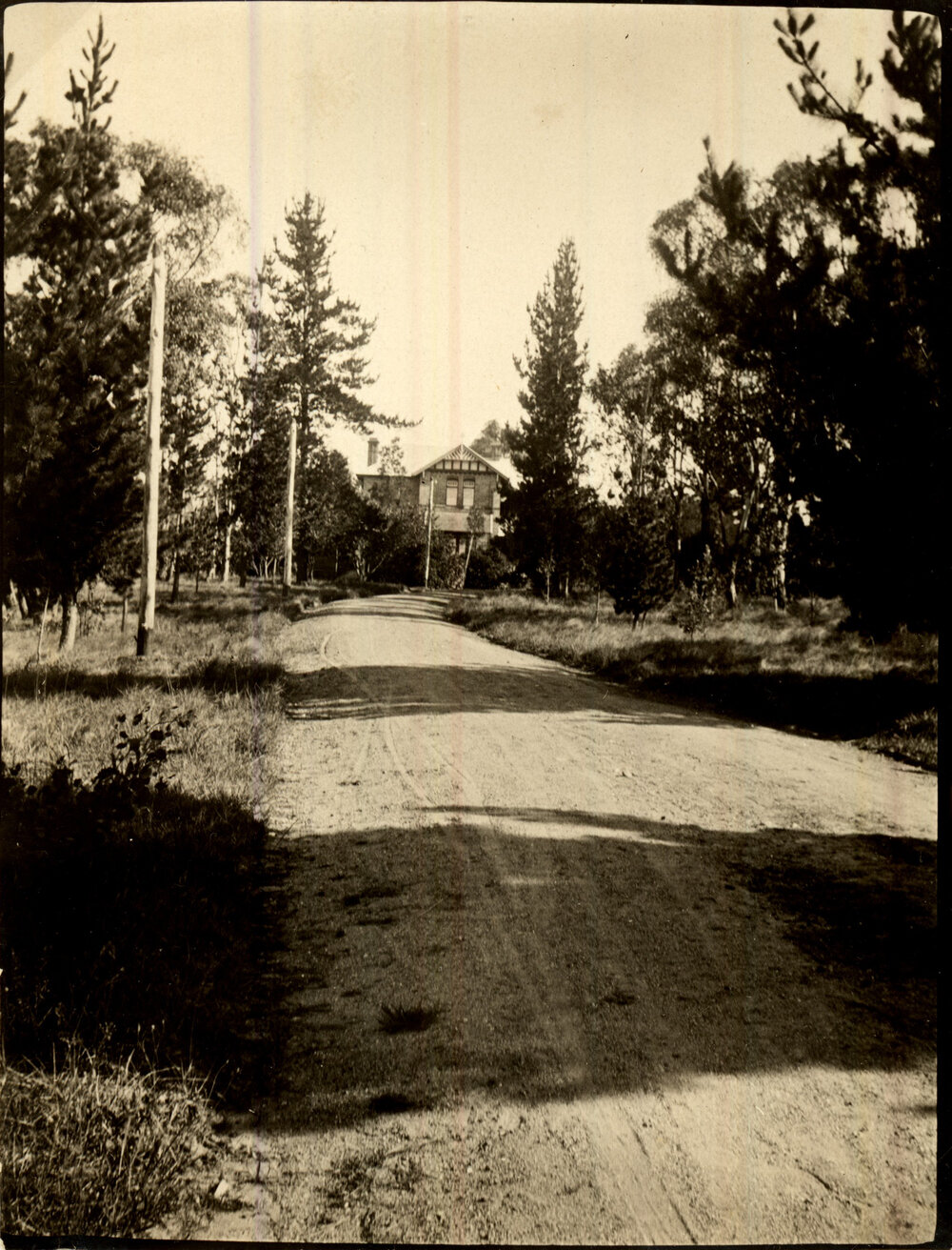 First Bishopscourt from driveway, c.1910