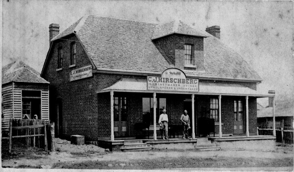 C J Hirschberg's shop in Beardy Street