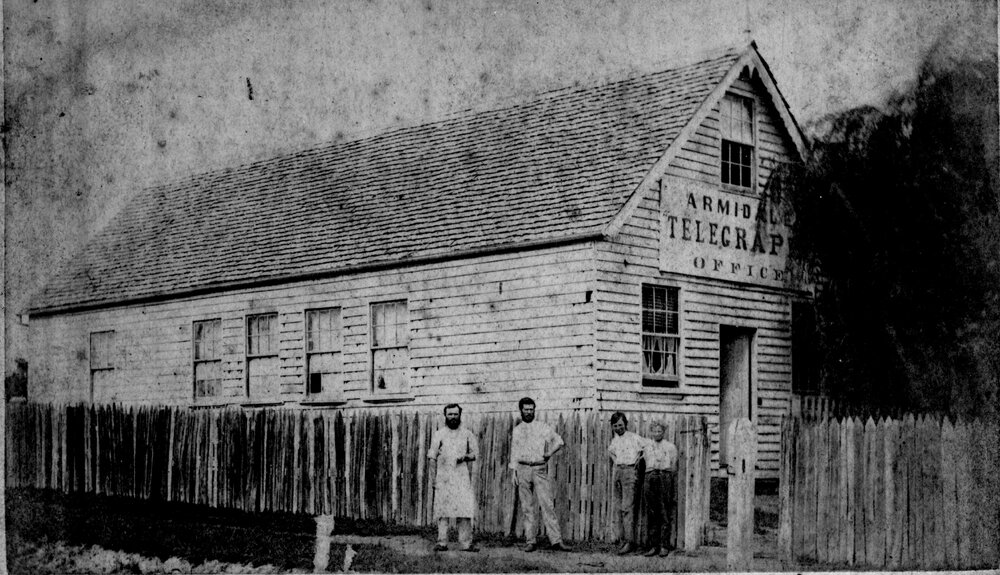 First Telegraph Office in Beardy Street