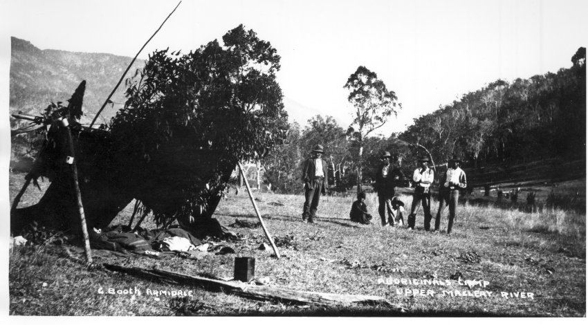 Aboriginal camp, Upper Macleay River