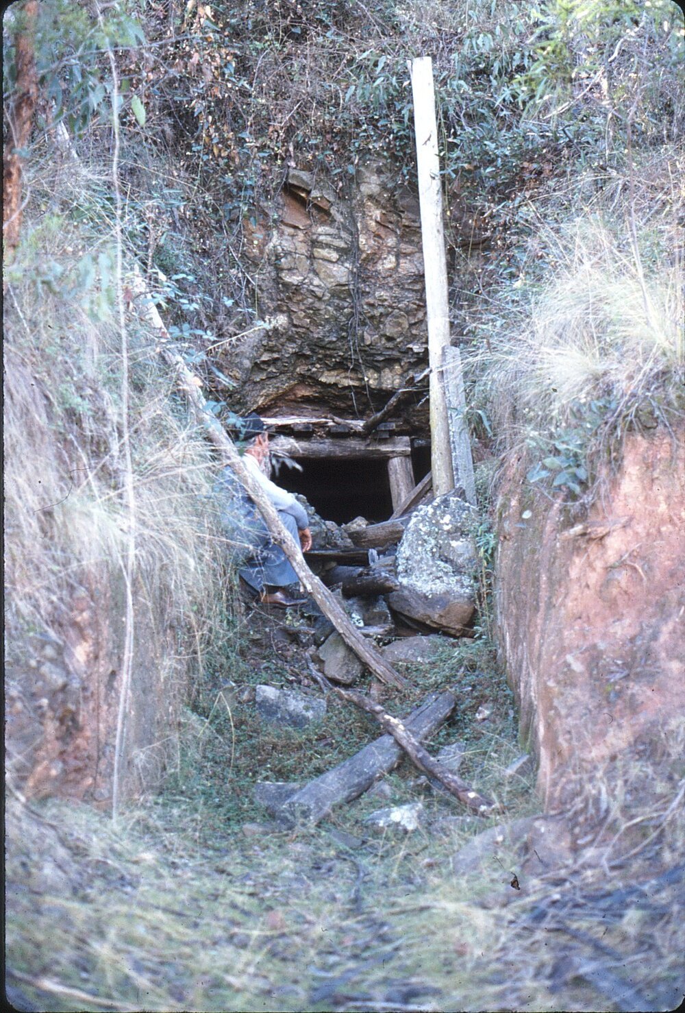 Tunnel mouth to mine at Rocky River