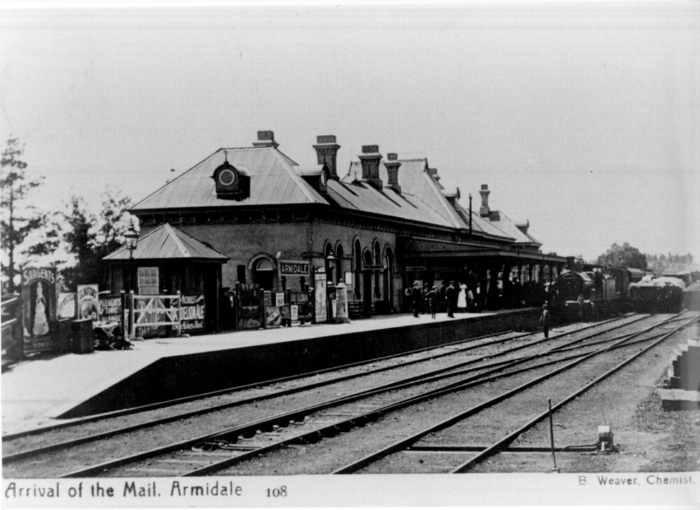 Arrival of the Mail, Armidale, c.1908