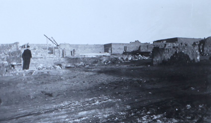 Demolition of the Gaol and some scenes in the early construction of the College