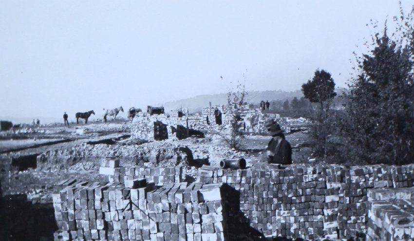 Demolition of the Gaol and some scenes in the early construction of the College