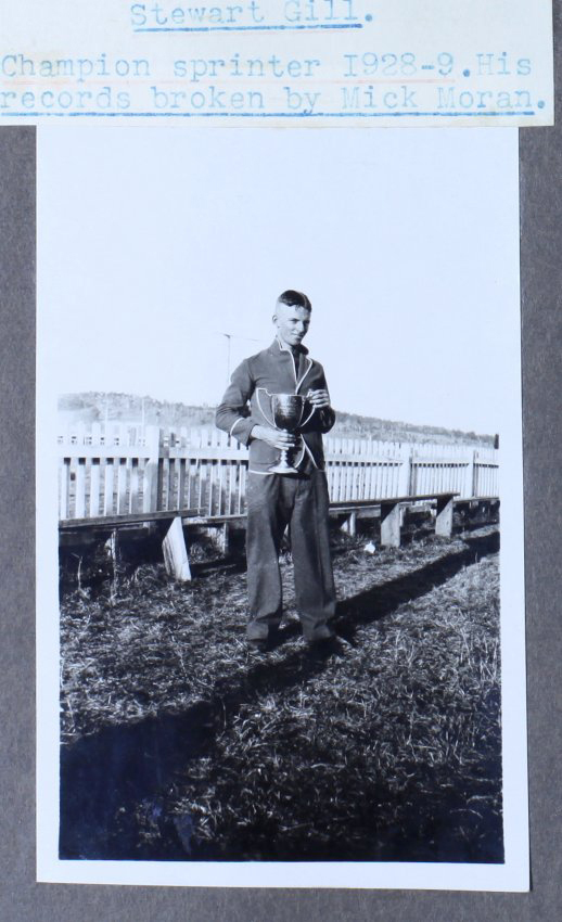 Stewart Gill, Champion sprinter 1928-9