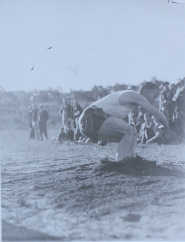 McAlpine in the Broad Jump, 1935
