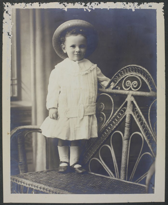 Alfred Ray Jopson as a toddler, c.1910