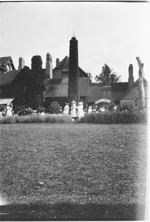 Booloominbah, people gathered, c.1920