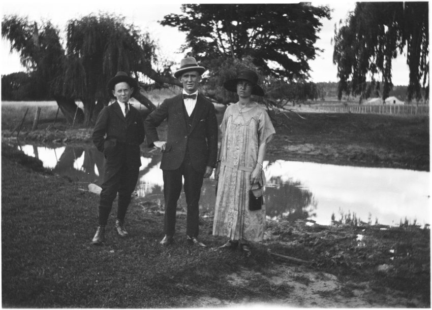 Ray Jopson, Billy Jopson, and Vere Chamberlain