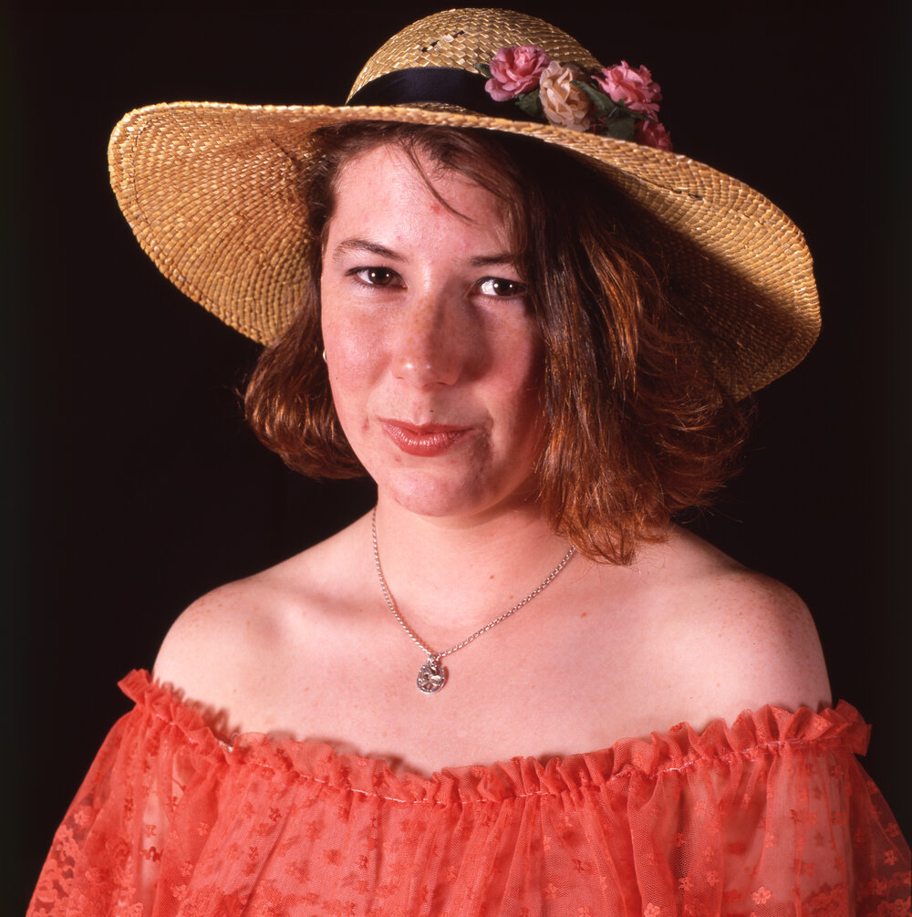 UNE Theatre studies - Drama&nbsp;students - Southern Belle - Orange dress and hat