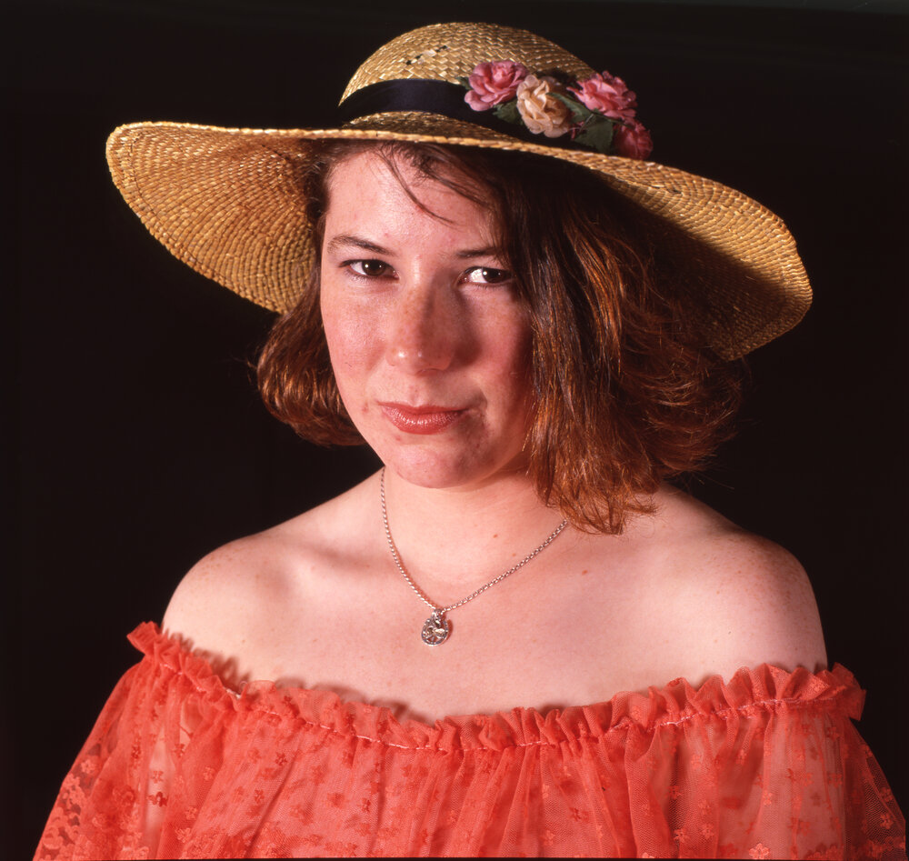 UNE Theatre studies - Drama&nbsp;students - Southern Belle - Orange dress and hat
