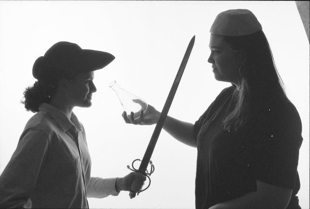 UNE Theatre studies - images for poster, 1993