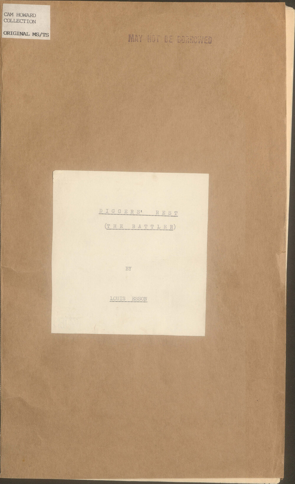 Diggers' Rest (The Battler)