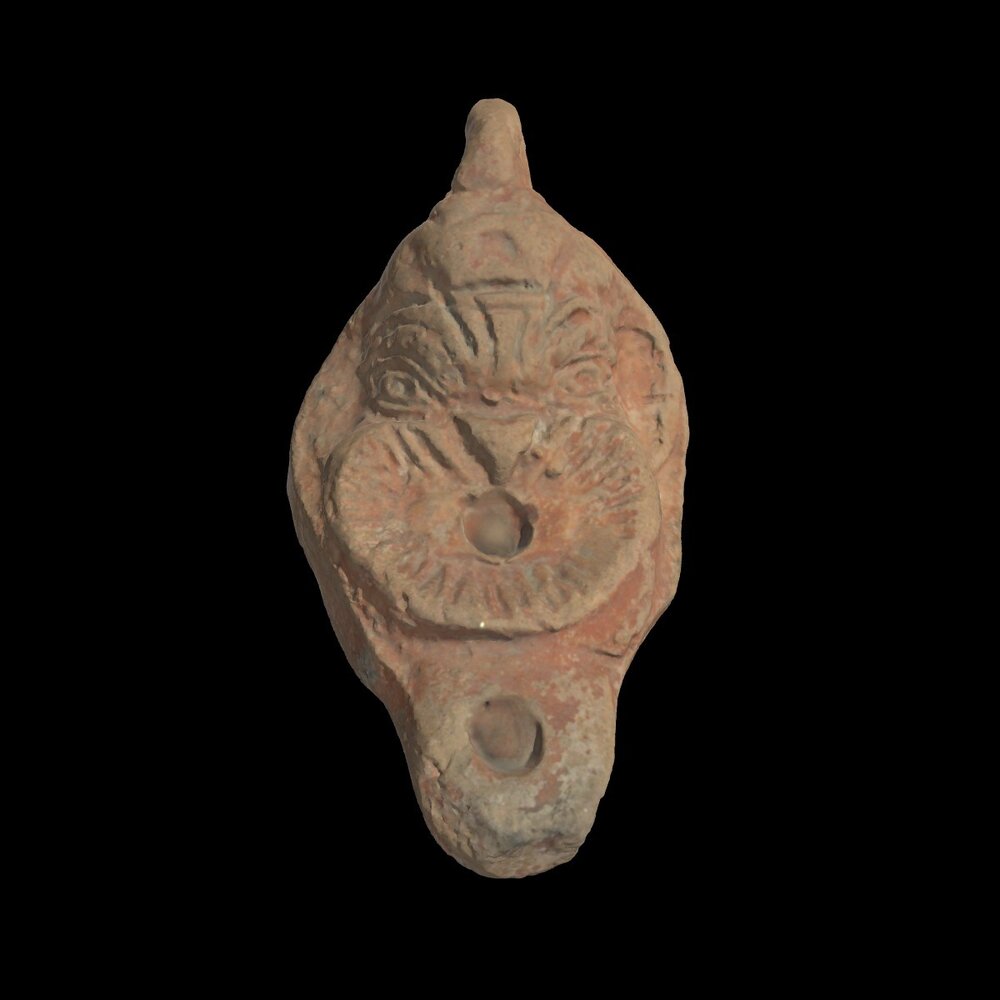 MA1963.1.1 Terracotta lamp