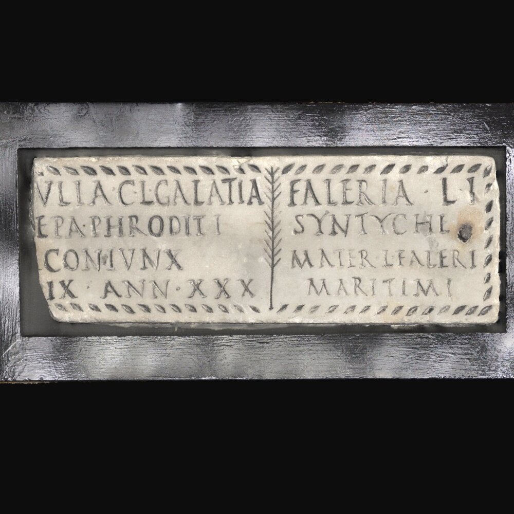 MA1973.1.1 Double funerary inscription