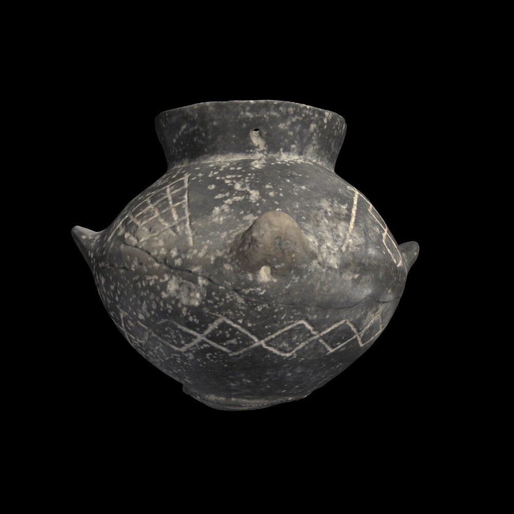MA1974.55.1 Yortan Ware jar with missing base