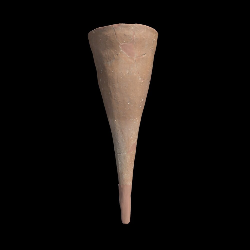 MA1976.1.1 Pottery cornet cup
