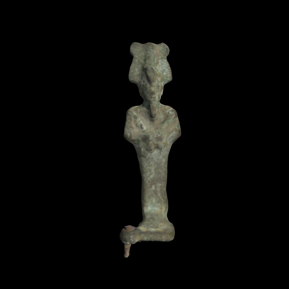 MA1978.4.1 Bronze figurine of Osiris