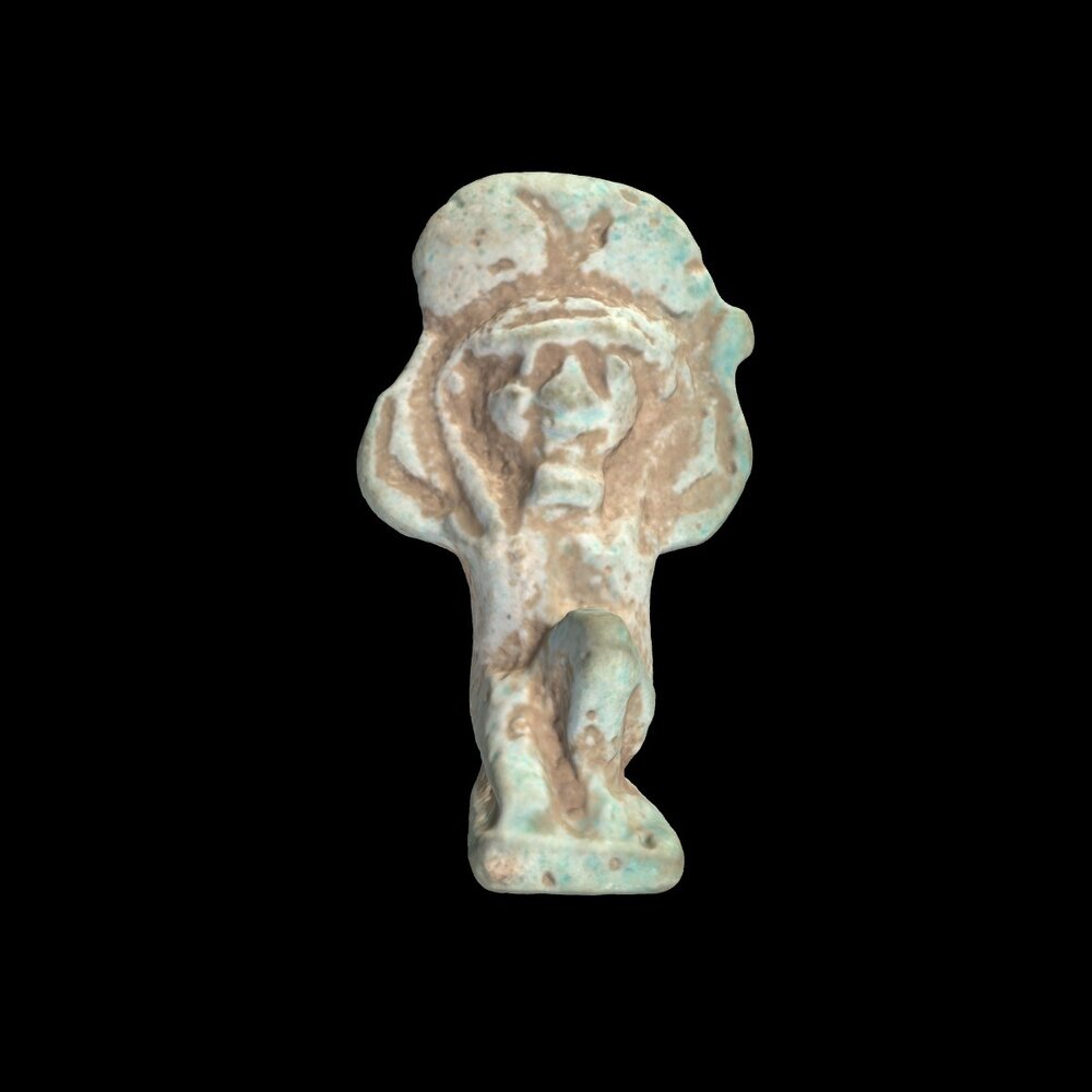 MA1978.12.3 Faience amulet