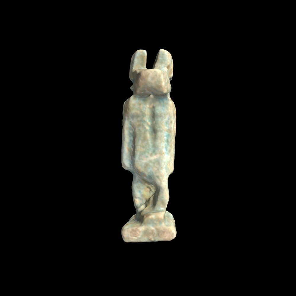 MA1978.12.6 Faience amulet