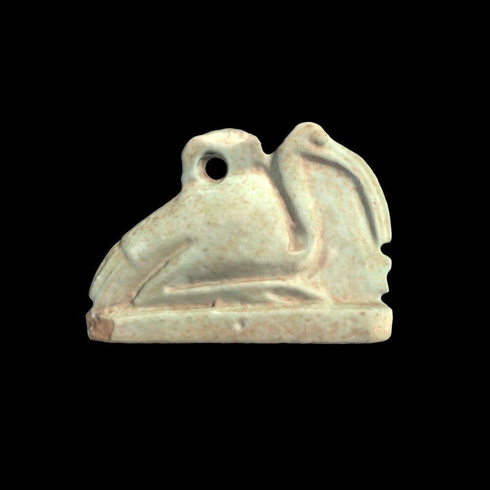 MA1978.12.7 Faience amulet