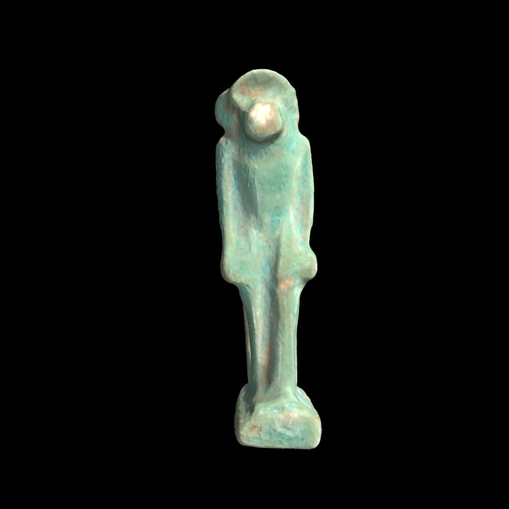 MA1978.12.9 Faience amulet