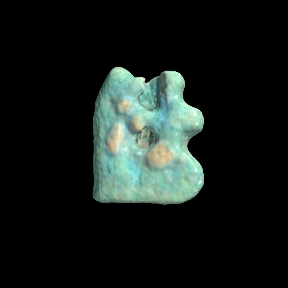 MA1978.12.11 Faience amulet