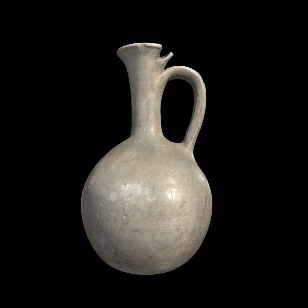 MA1978.21.2 Black Lustrous Ware juglet