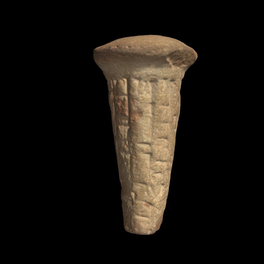 MA2006.14.1 Sumerian cone inscribed with Sumerian text
