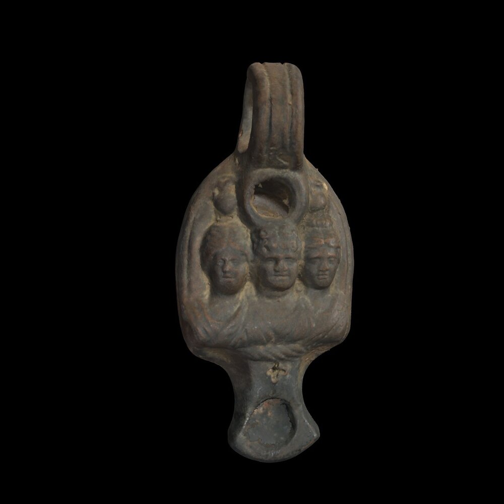 MA1978.34.1 Terracotta lamp from Western Asia Minor