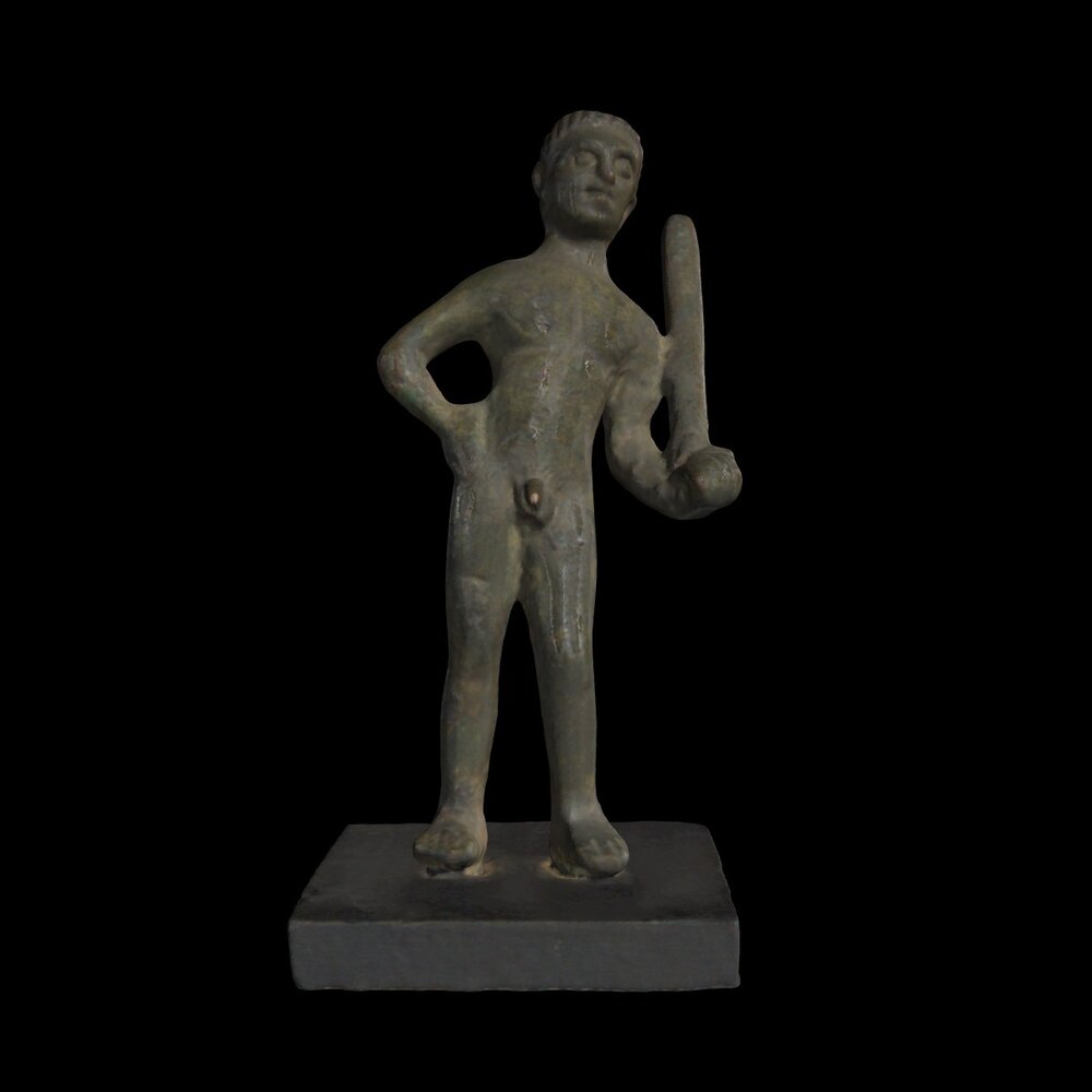 MA1978.36.1 Bronze figurine of a youth from Asia Minor