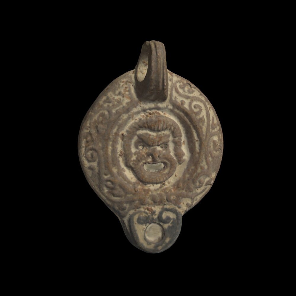 MA1978.134.1 Terracotta lamp