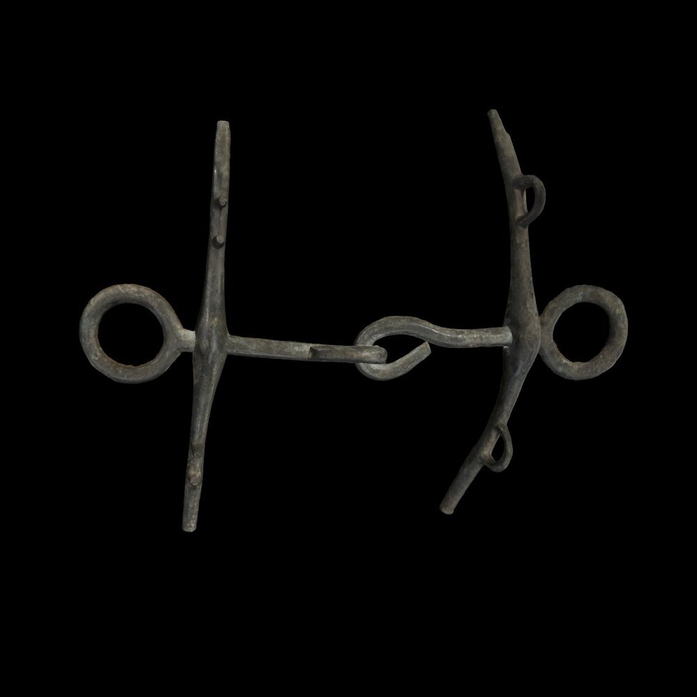MA1978.153.1 Bronze horse bit