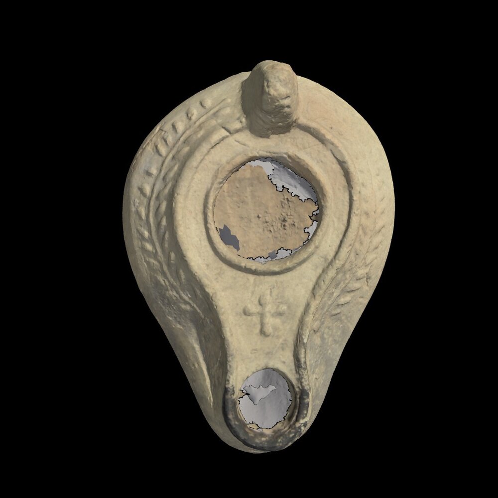 MA1996.7.1 Roman Christian lamp