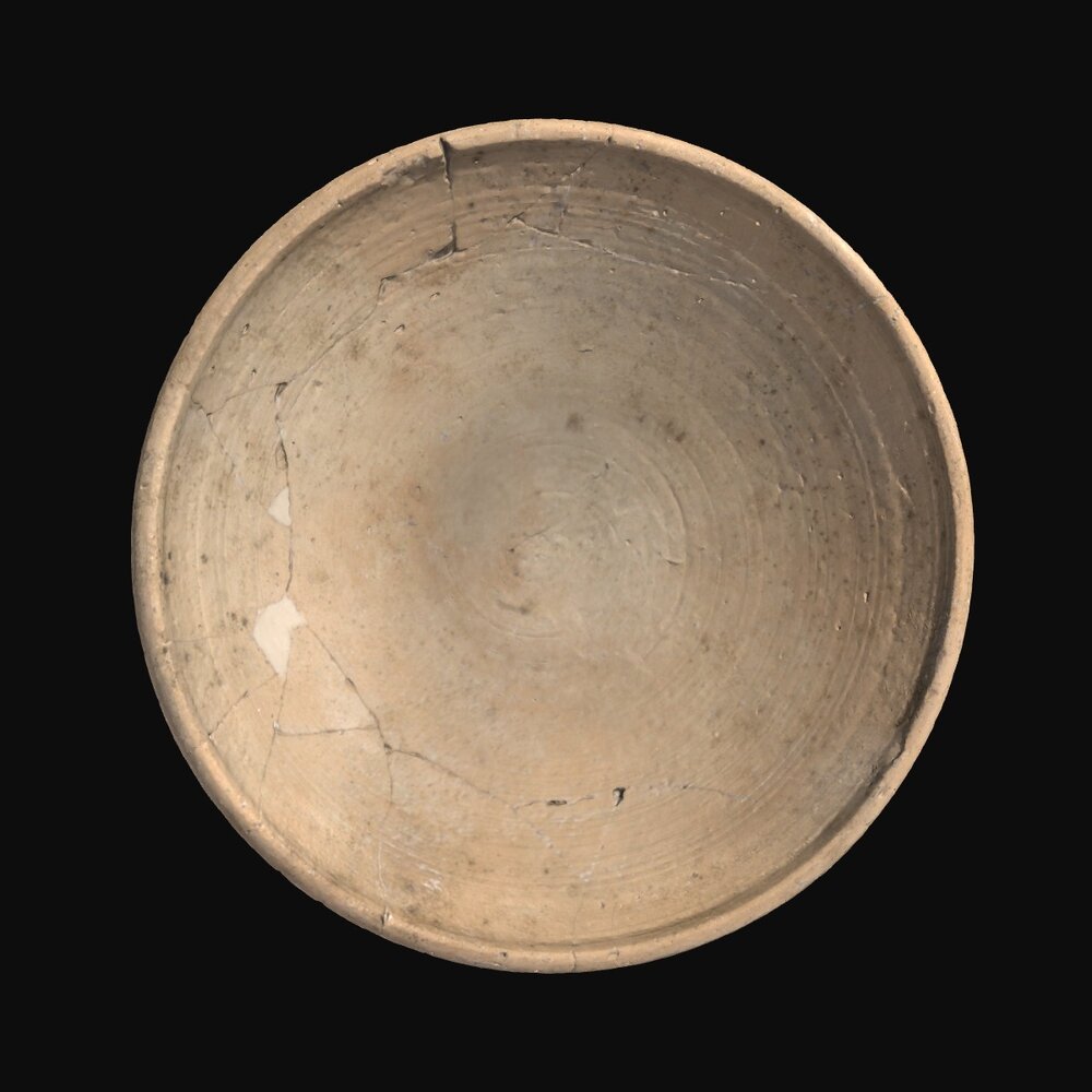 MA2012.14.1 Unpainted shallow bowl
