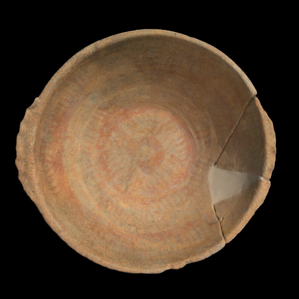 MA2012.25.1 Painted shallow bowl