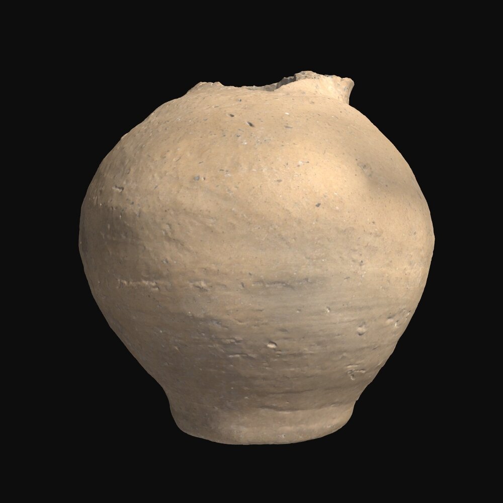 MA2012.26.1 Coarse Ware fat-bodied jar