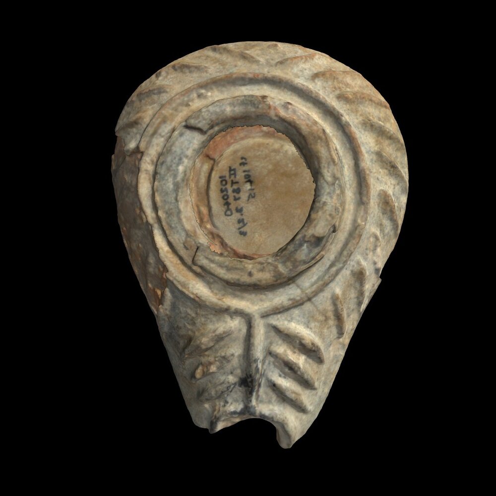 MA2012.31.1 Mould-made oil lamp