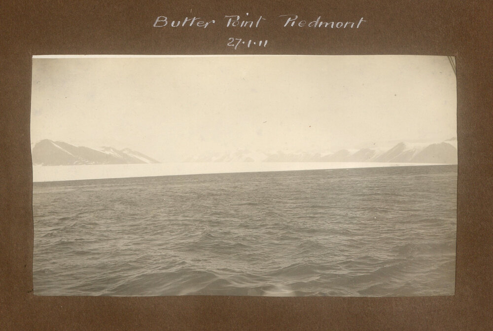 Butter Point Piedmont, 27 January 1911
