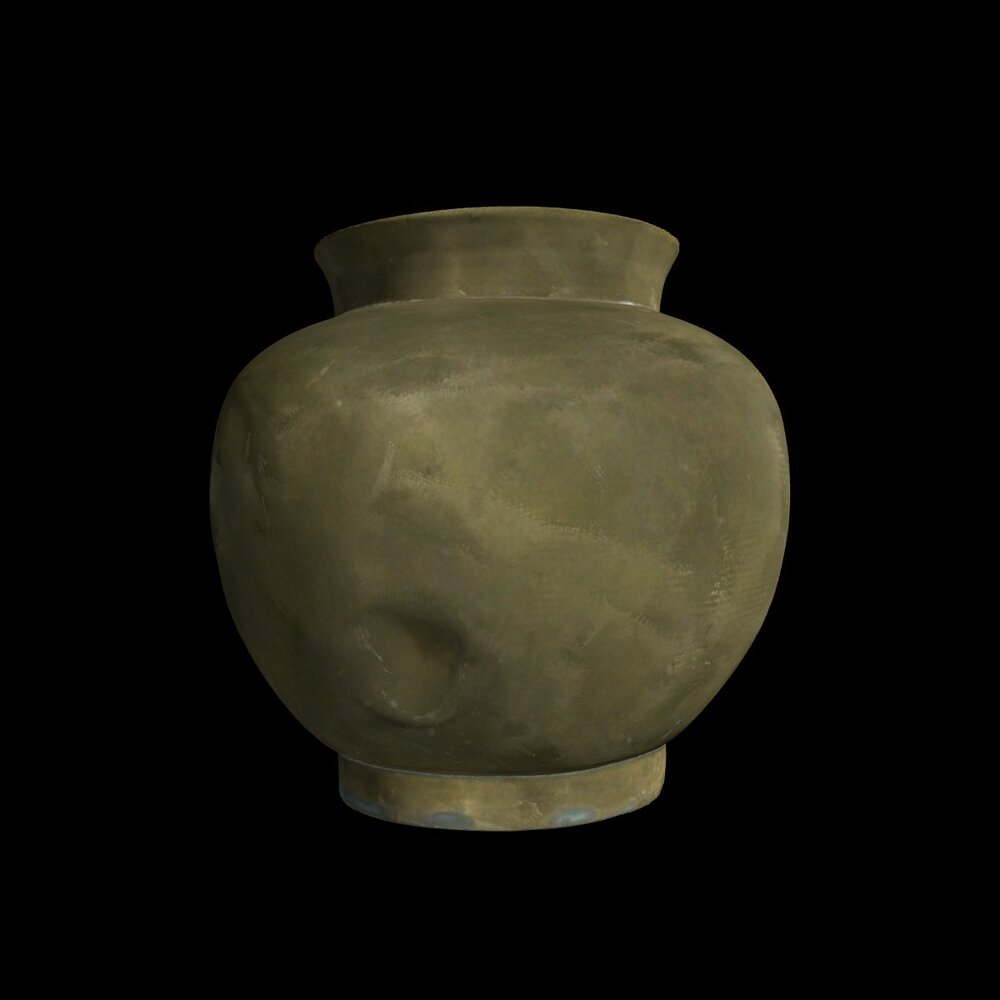 MA1997.24.1 Chinese brass jar