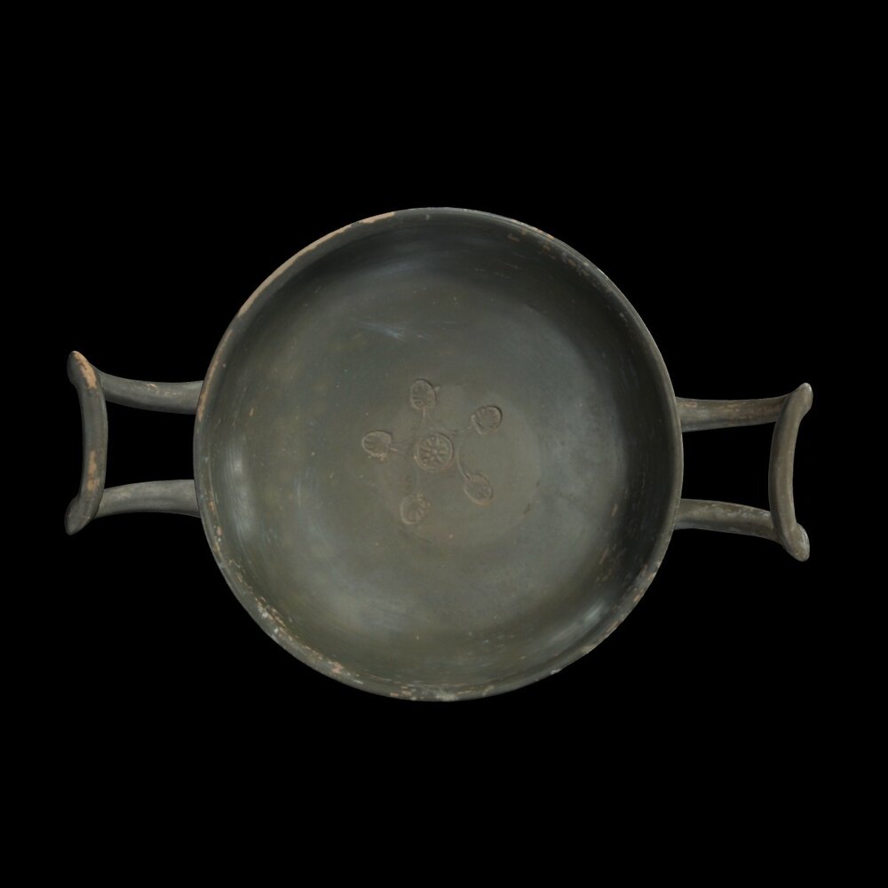 MA1996.4.1 Black Glaze kylix