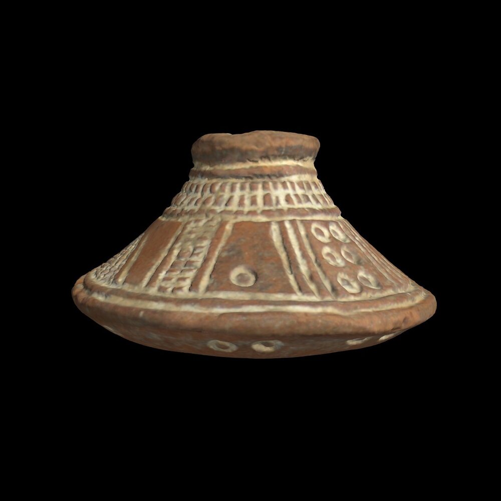 MA1996.11.1 Terracotta spindle whorl