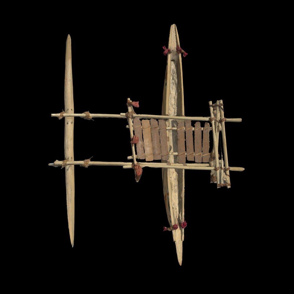 MA2019.4.65 Cannoe with outrigger