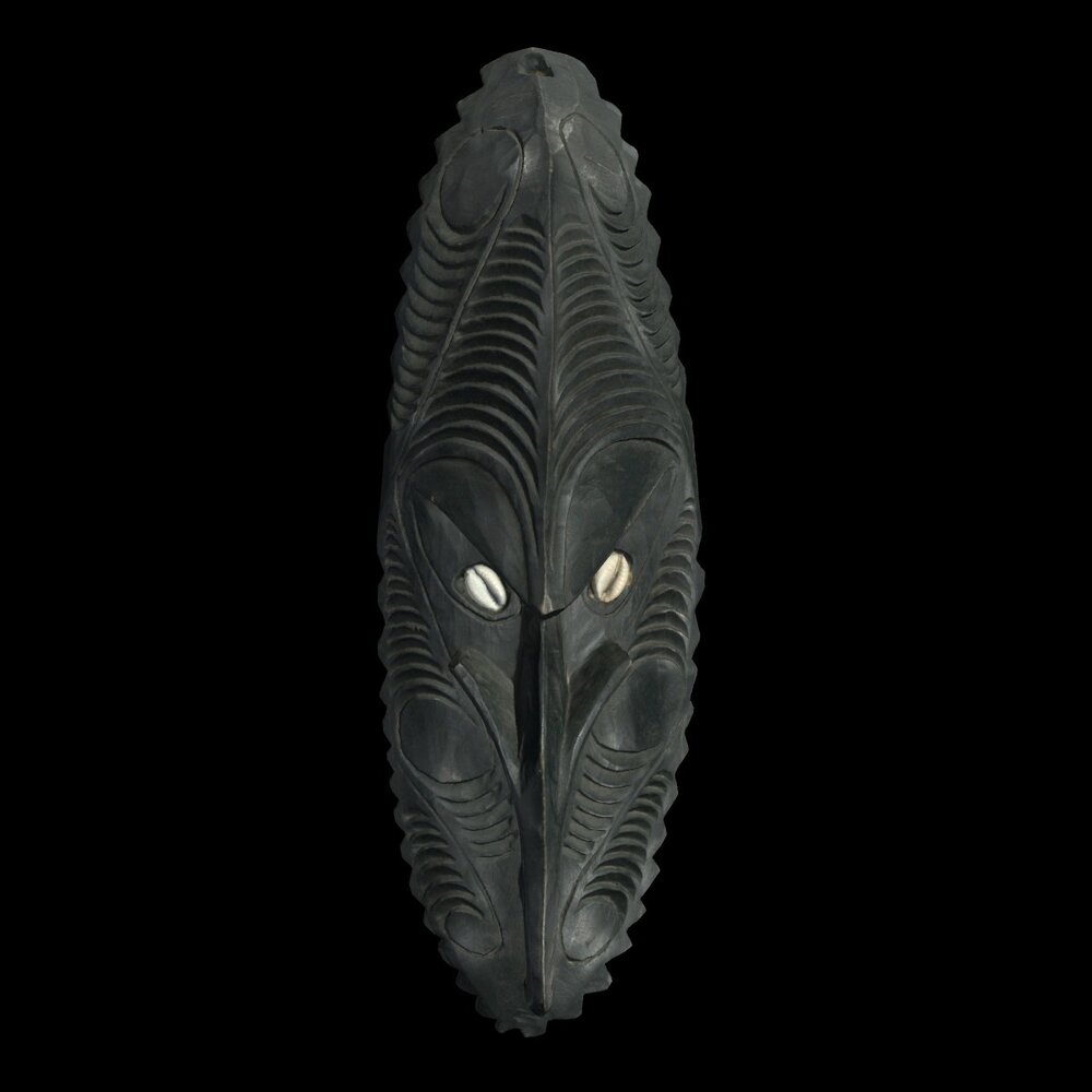 MA1988.37.1 Carved wooden mask