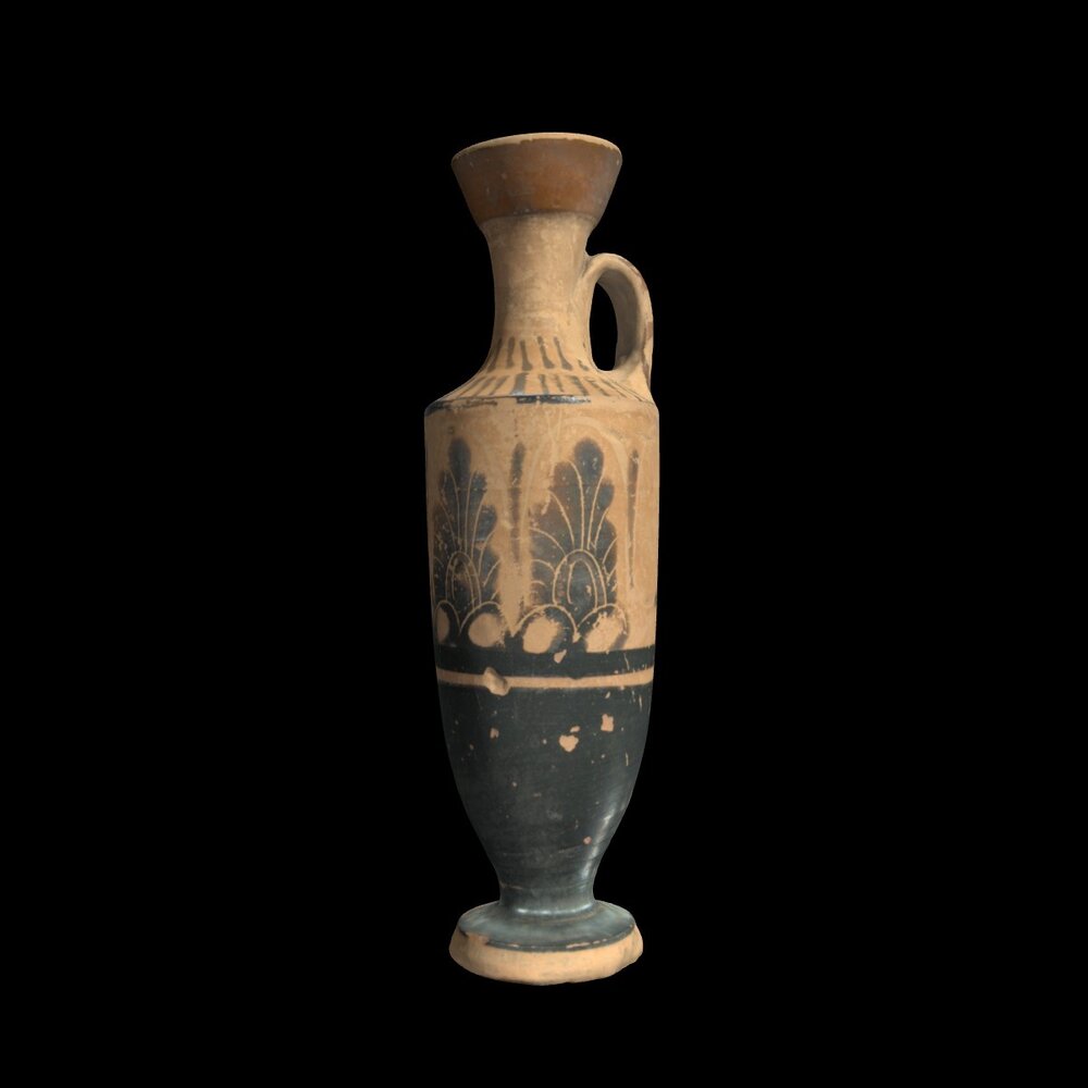 MA1962.3.1 Black figure Attic lekythos