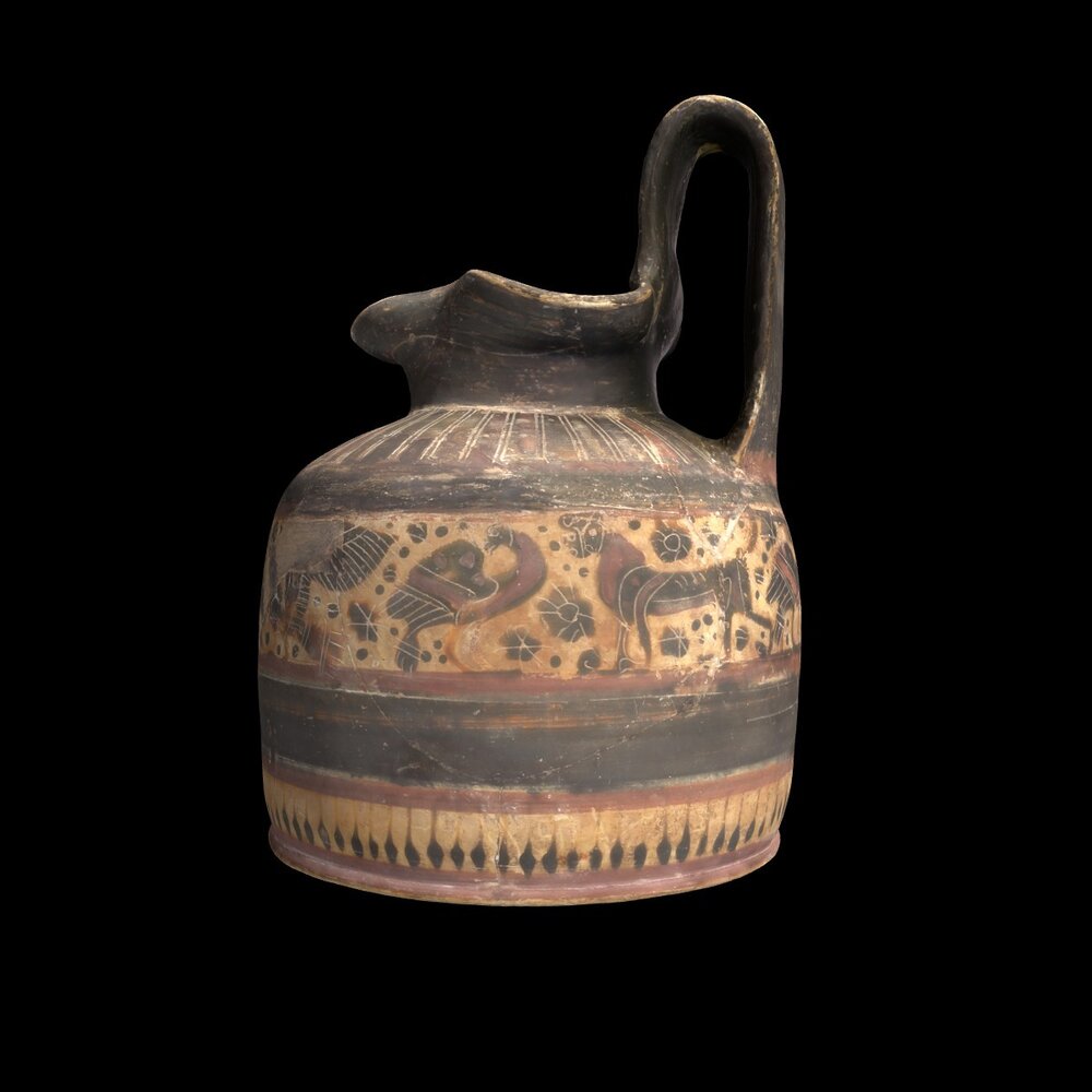 MA1966.1.1 Black Figure oinochoe