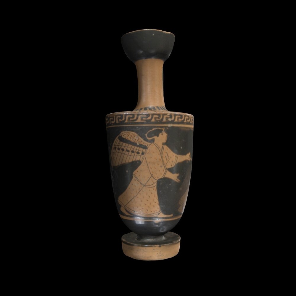 MA1981.3.1 Red Figure lekythos with winged Victory
