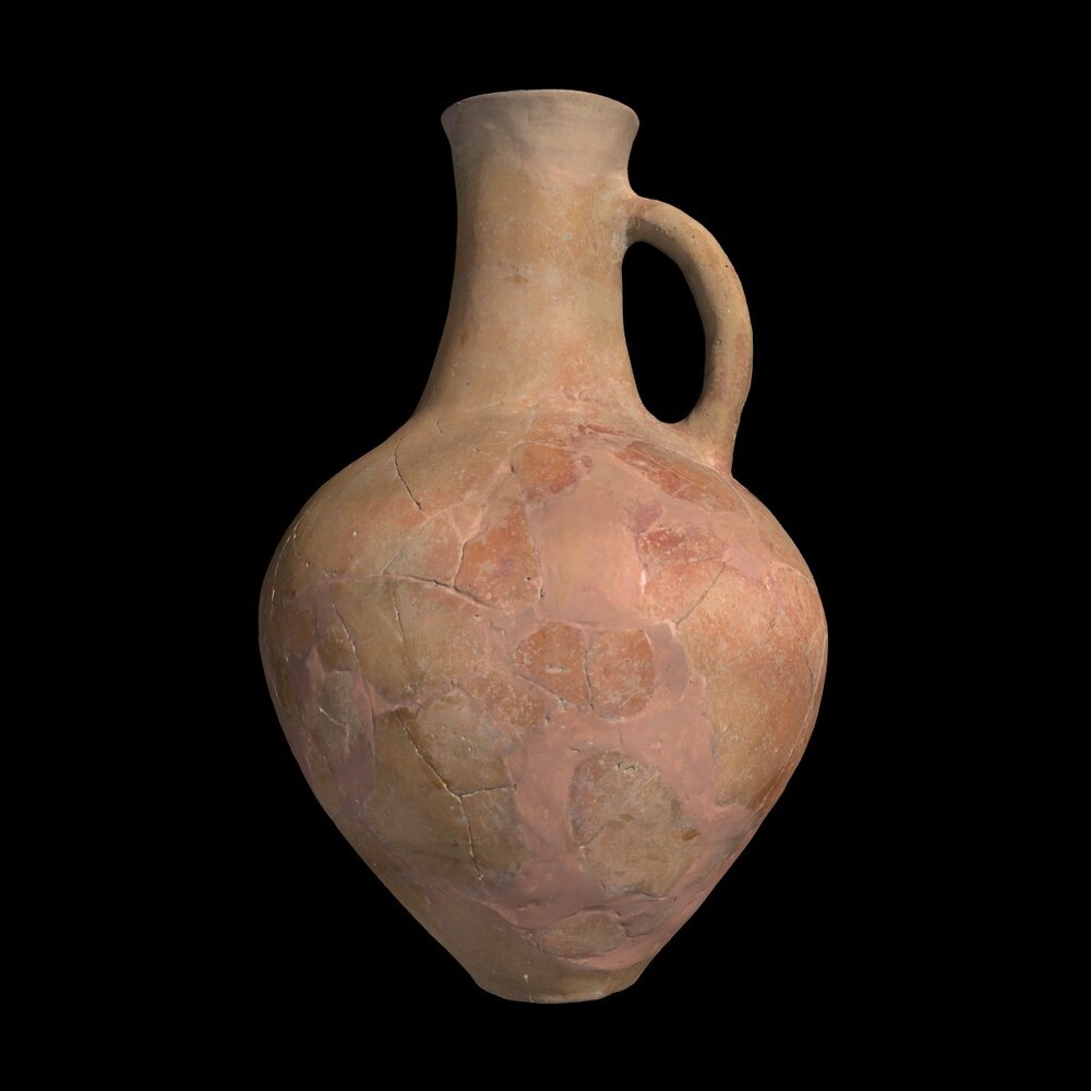 MA1972.3.45 Red Polished I Ware jug with round mouth